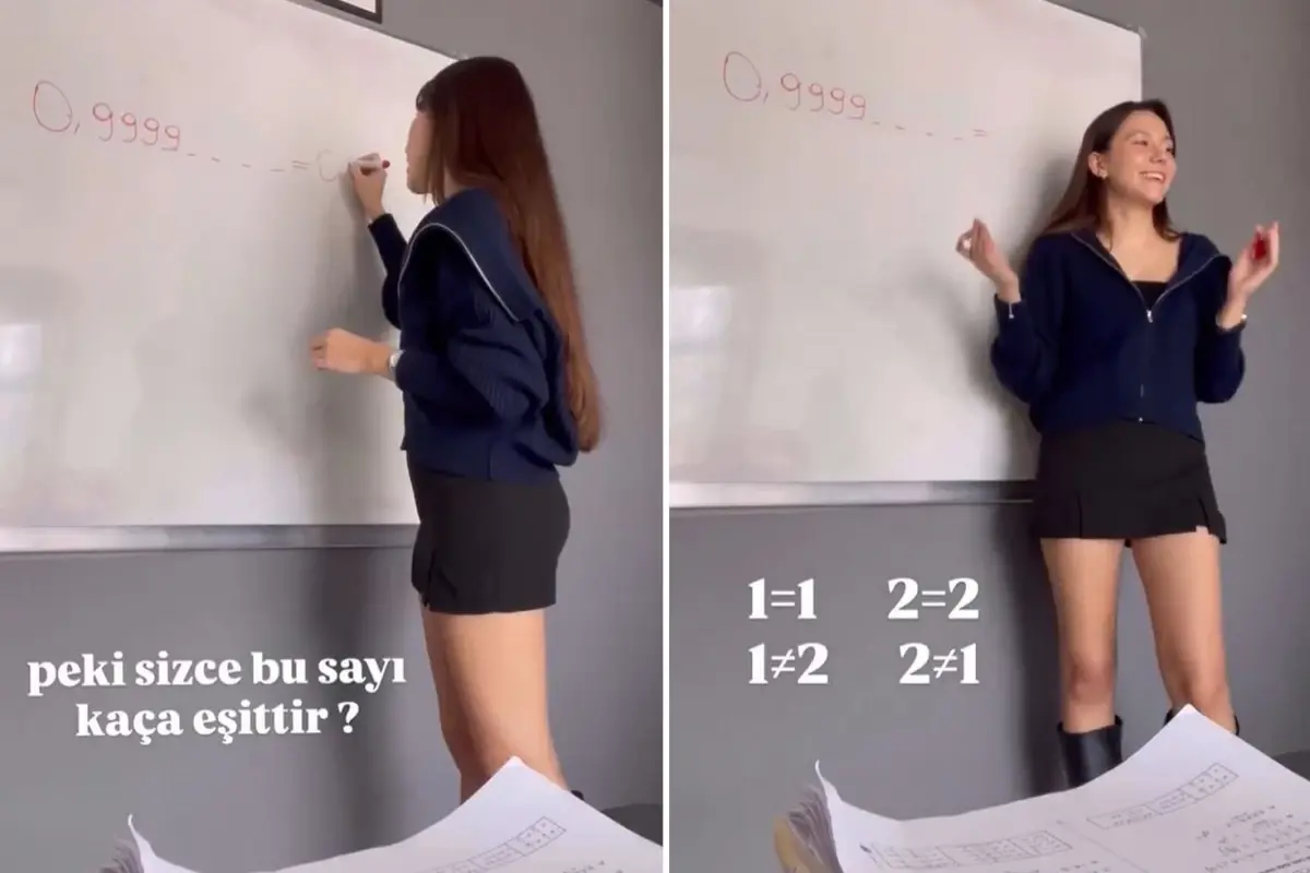 Kadın öğretmenin sınıfta giydiği mini eteği tartışma yarattı