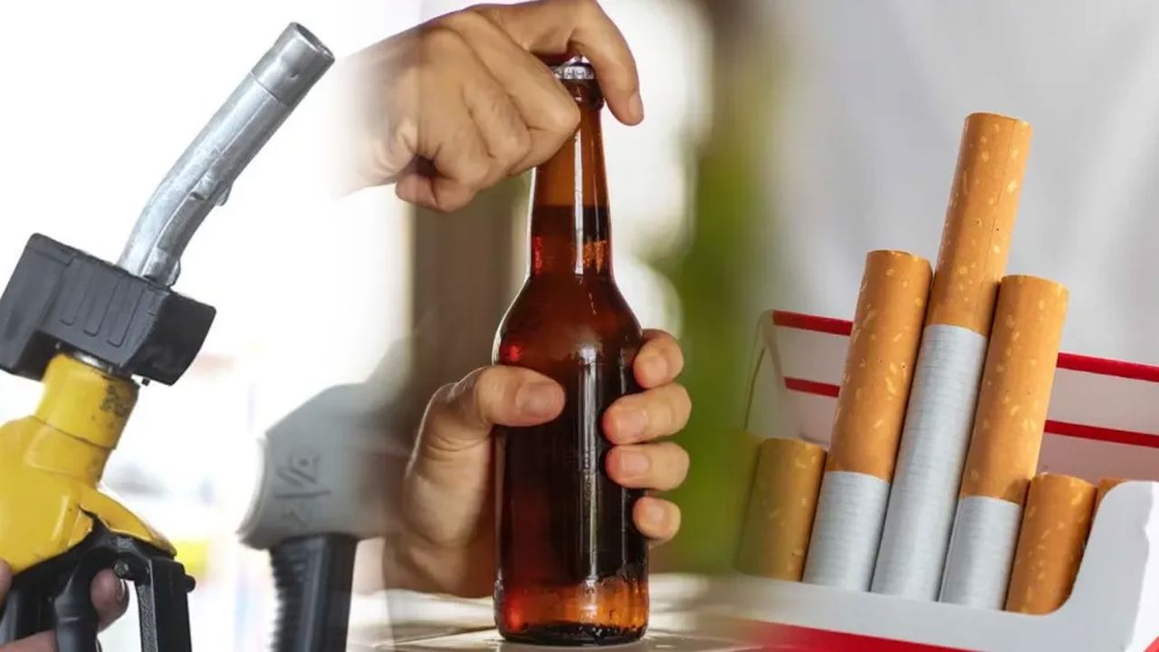 Benzin, Motorin, Sigara ve Alkole zam geldi
